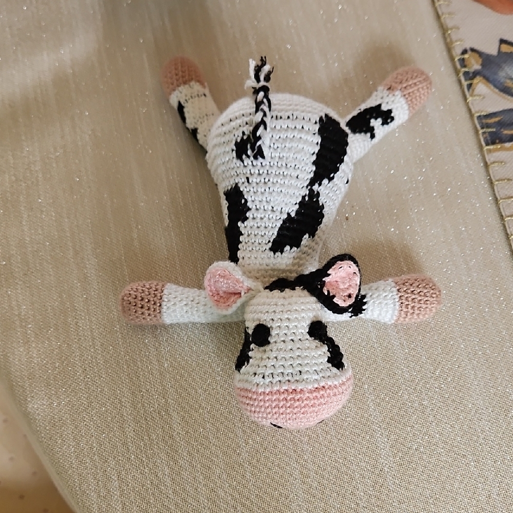 Crochet Cow Plush - Picture 4 of 6